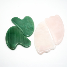 High quality jade guasha stone board face gua sha scraping massage tool